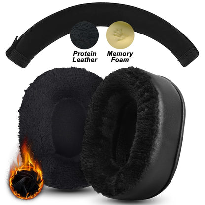Earphone pads For REDRAGON H510 710 ZEUS-X RGB replacement Earpads headphones Earmuffs Soft cloth Memory Covers Sponge  Protein