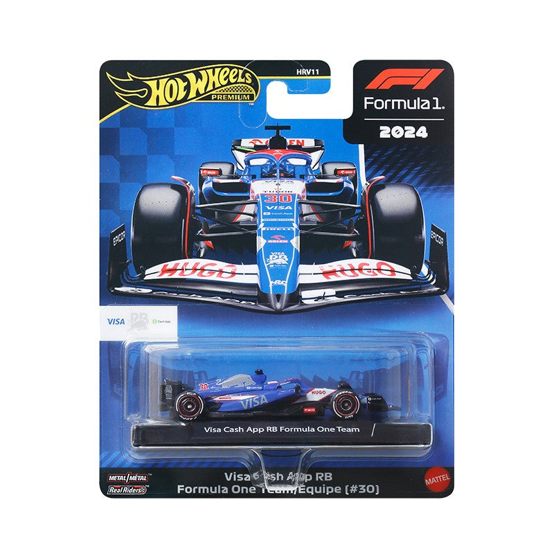Original Hot Wheels Car Gold Label F1 Racing Model VISA Sauber Williams Fleet HRV11 1/64  Alloy Miniature Die-casting VehicleCar