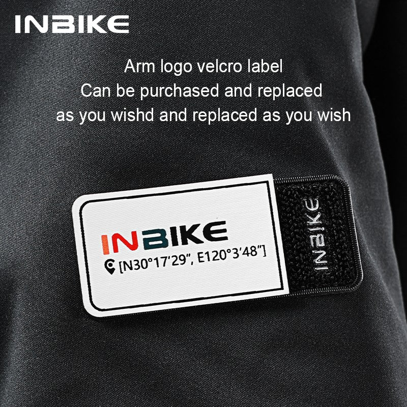 INBIKE Men's Winter Cycling Bike Jackets Windproof Softshell Thermal Bicycle Clothing for Men Warm Fleece Road Bike Windbreaker