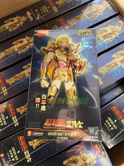 Em estoque Original Saint Seiya CLÁSSICO CLÁSSICO Gold Saint Shiryu Máscara da Morte Shura Ouro Câncer Capricórnio Modelo Montado Brinquedos