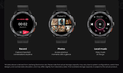 Smartwatch GPS HAYLOU Solar Ultra, Tela AMOLED de 1,6", 5ATM à prova d'água, GPS integrado, Chamadas telefônicas Bluetooth, Relógio inteligente esportivo