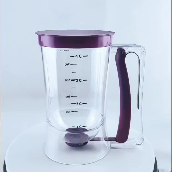 1 Pcs 900ml Batter Dispenser Hand-held Graduated Funnel Pastry Dough Dispensador For Pancake Cupcakes Cake2025new