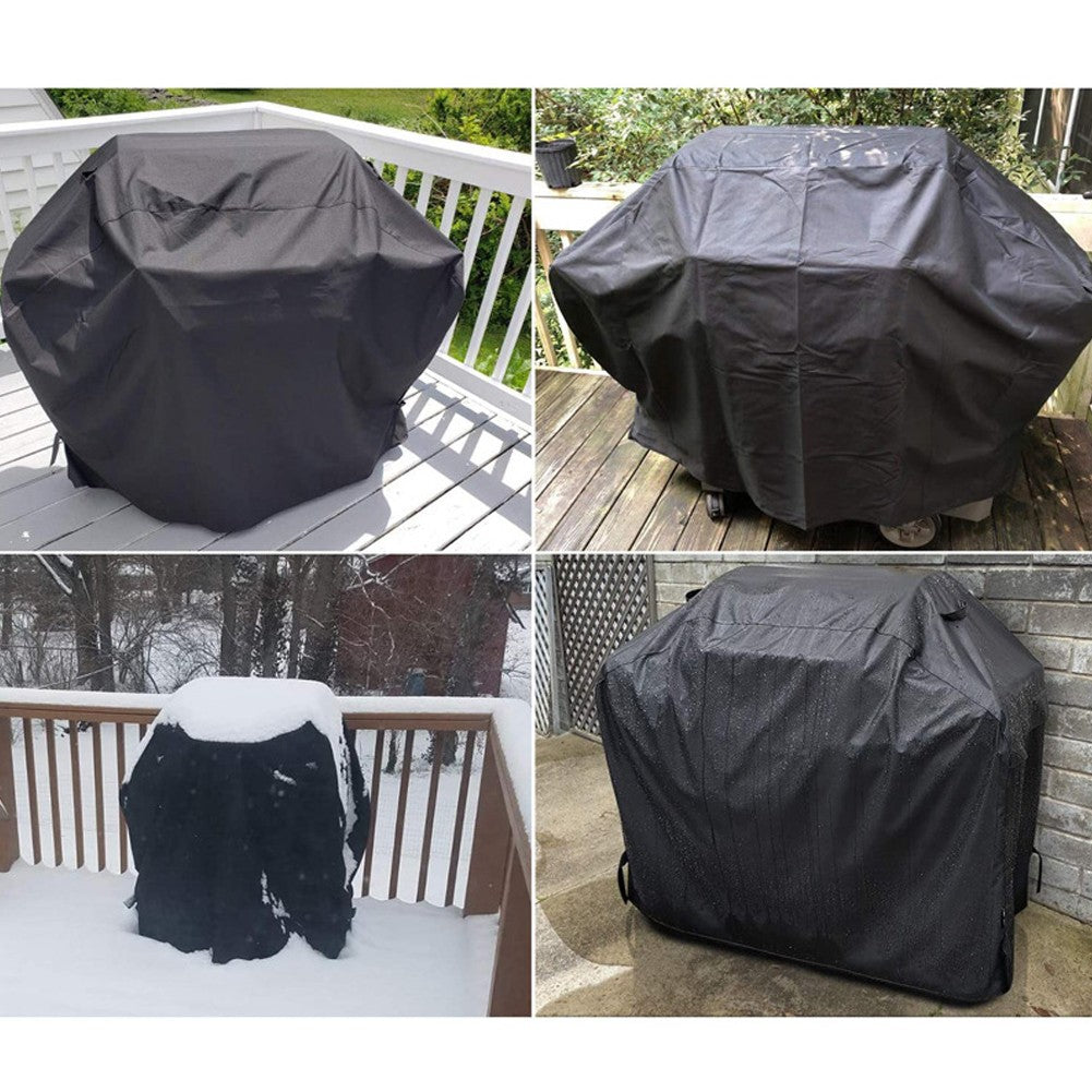 Outdoor Barbecue Gas Grill Cover Waterproof UV Protection Grill Cover Fade Resistant for Weber Holland Jenn-Air Brinkmann Grill