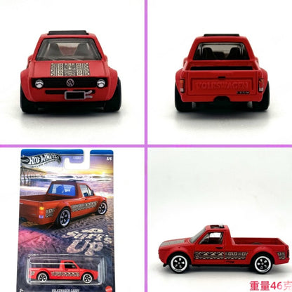 2025 Mattel Hot Wheels Cars Gdg44 Beach Surfing 77Dodge Van 62chevy Pickup Surf Crate1:64 Diecast Vehicle Model Car Toy Boy Gift