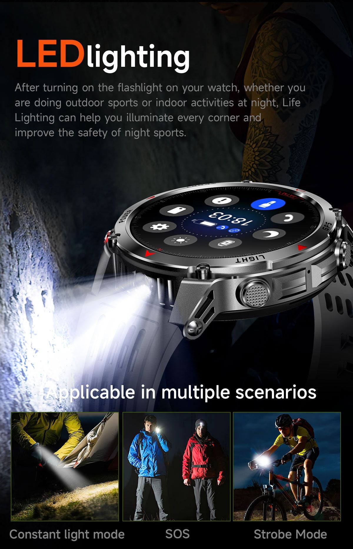 2025 Novo Smartwatch Profissional GPS Esportivo ao Ar Livre Corrida Rastreamento GPS Natação Bússola Altímetro 3ATM Pulseiras Esportivas Masculino