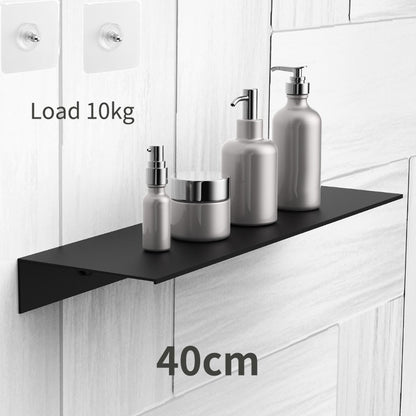 Floating Bathroom Shelves Without Drilling Storage Wall Rack Home Organizer Ledge Hardwares Cabinet Kitchen Accessories Toilet