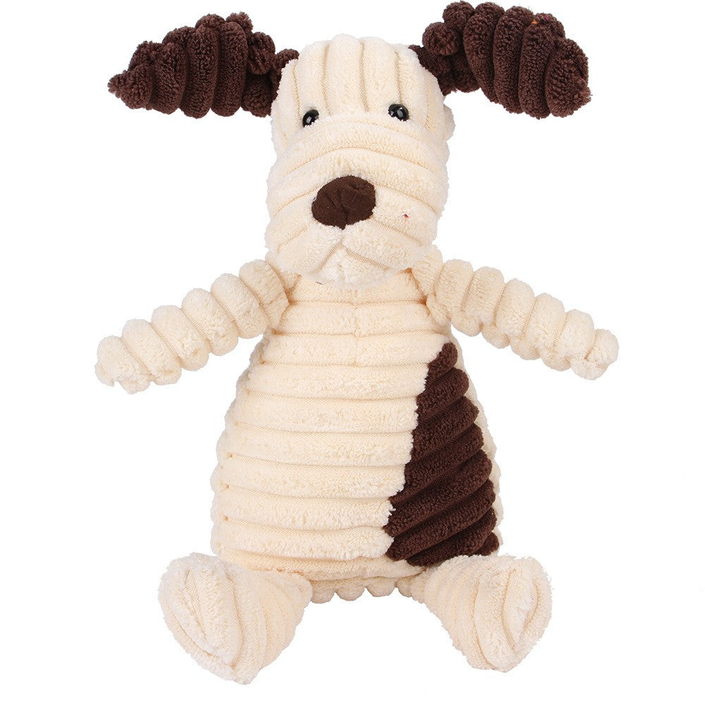 Brinquedo de Pelúcia para Cães Mordedor de Cordeiro, Macaco, Porco com Som, Treinamento de Ventilação, Suprimentos para Limpeza de Dentes de Cães, Brinquedos para Cães Grandes