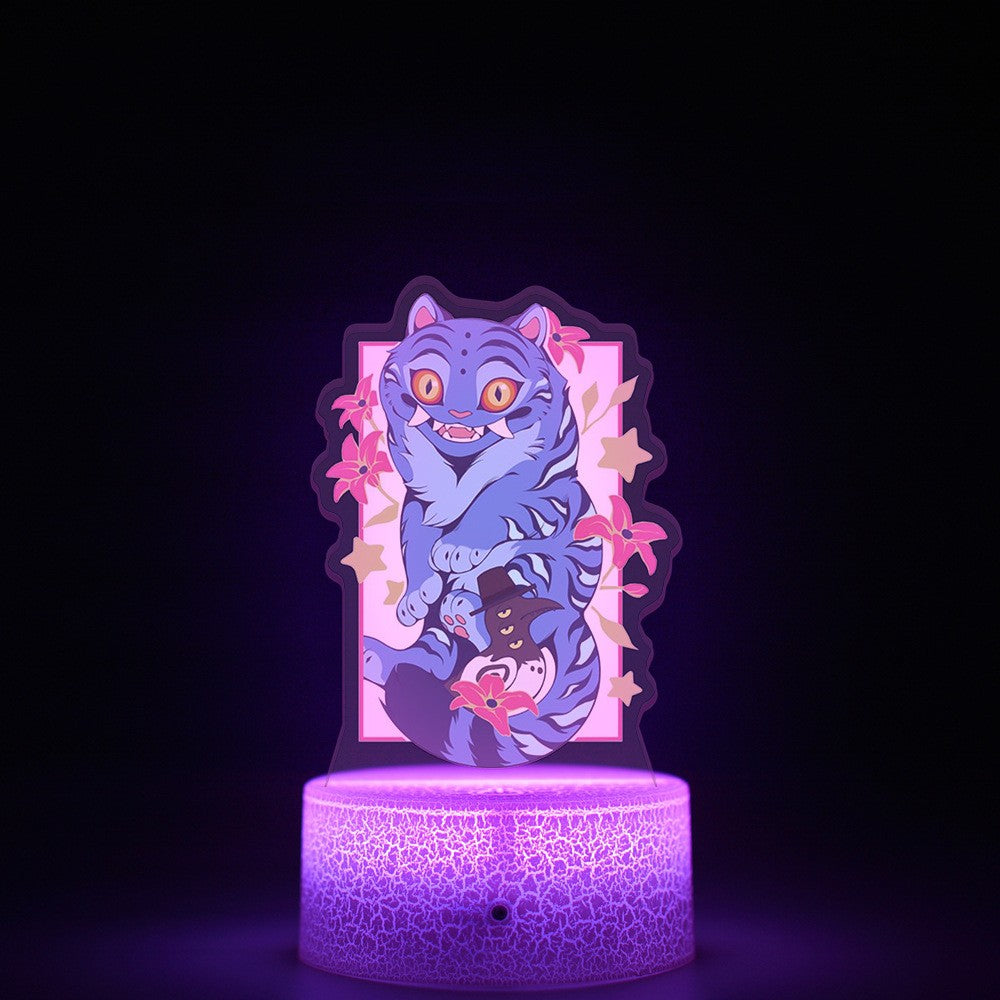 KPop K-POP Demon Hunters Kawaii Zoe Rumi Mira Saja Boys Superstar Monochrome Light Remote Control 16 Color Light Night Light