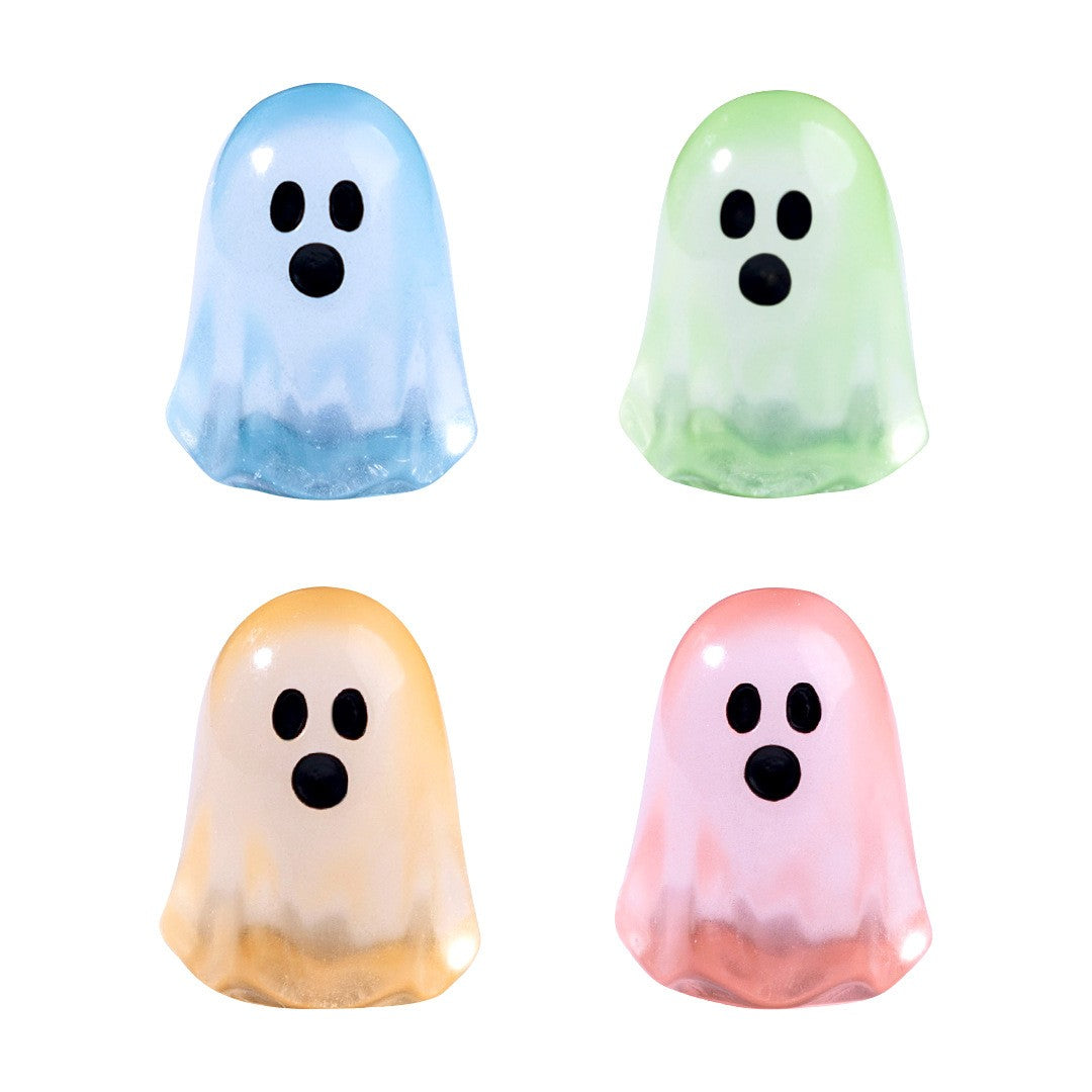 10/20/50pcs Luminous Ghost Figures Glowing At Night Action Figure Mini Micro Landscape Miniatures Halloween Decoration Gifts