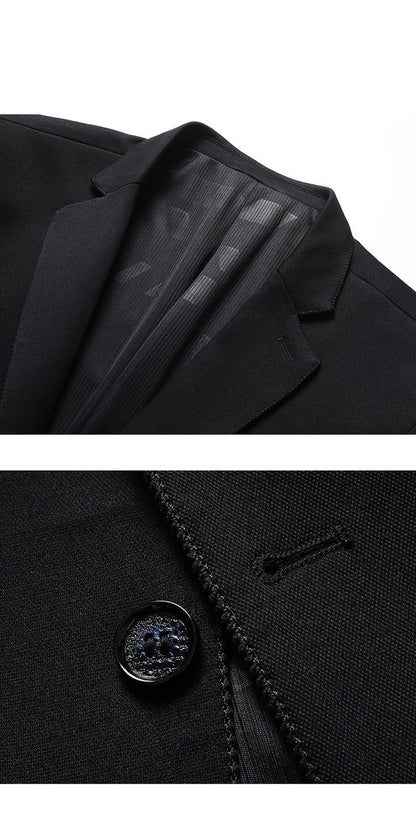 Spring Autumn New Men's Plus Size 8XL Black Casual Suit Men's Casual Single Suit 150kg  Large 7xl Blazers for men