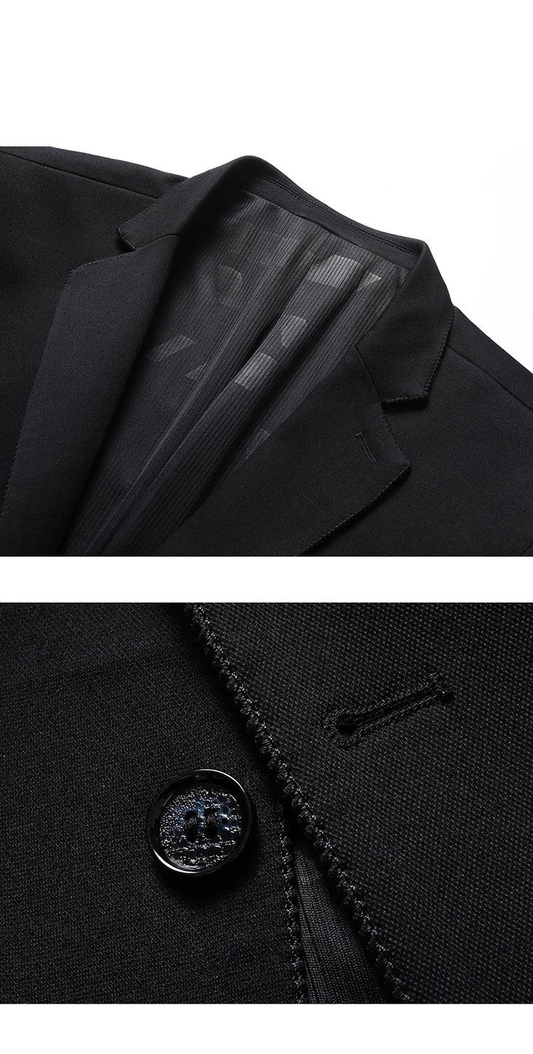 Spring Autumn New Men's Plus Size 8XL Black Casual Suit Men's Casual Single Suit 150kg  Large 7xl Blazers for men