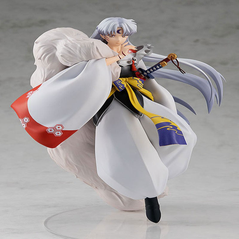 Boneco Anime Inuyasha de 18cm Inuyasha Kiky? Sesshoumaru Higurashi Kagome PVC Action Figure Brinquedo Colecionável de Modelo de Presente