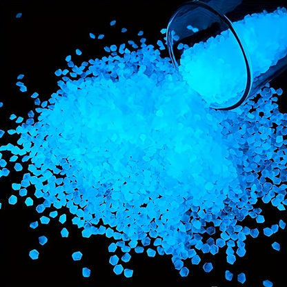 1000Pcs Luminous Sand Glow In The Dark Pebbles Stone Home Garden Yard Outdoor Path Lawn Decoration Fish Tank