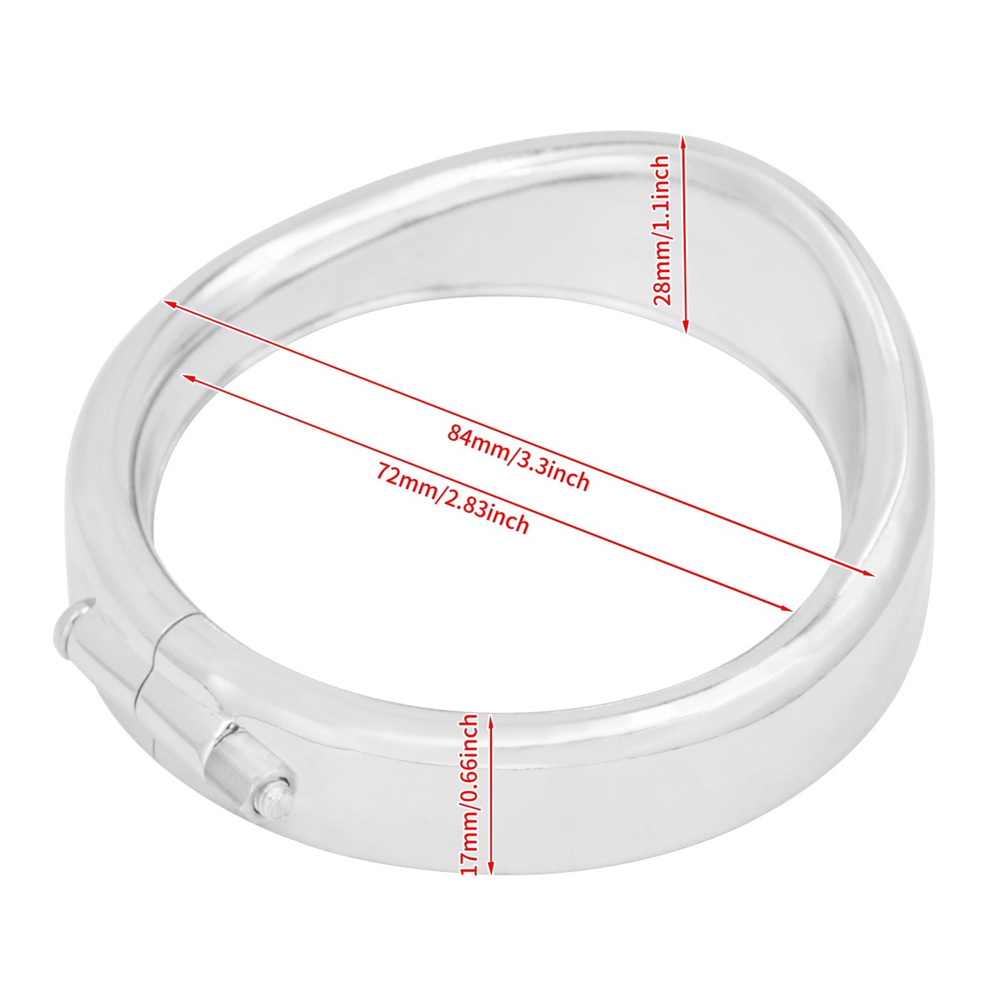Anel de Acabamento do Farol de 7'' para Motocicleta + Capa de Luz de Neblina de 4.5'' + Anel de Acabamento do Pisca Estilo Visor para Harley Touring Road King Softail