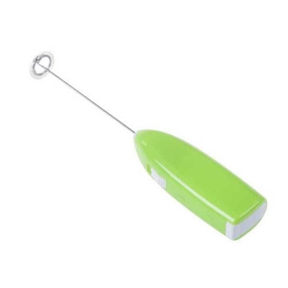 Batedor de Ovos Elétrico Espumador de Leite para Café Cozinha Doméstica Mini Mixer de Café com Leite e Chá em Aço Inoxidável