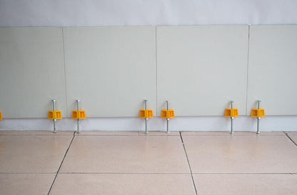 1pçs Localizador manual de ladrilhos, regulador de ladrilhos de parede, ajustador de altura, nivelador de cerâmica, ferramenta de construção de rosca fina ascendente