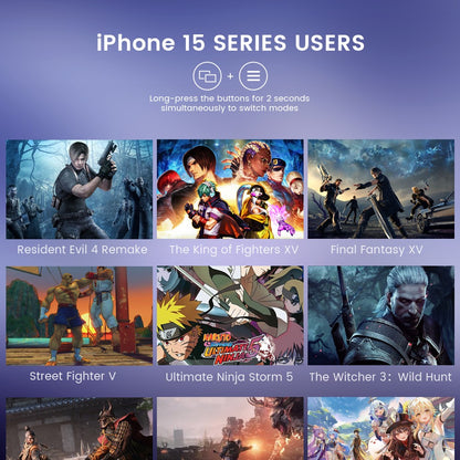 GameSir G8 Galileo Cellphone Gamepad Game Controller, Hall Effect Joystick for iPhone 15 Android Mobile Phone Cloud Gaming