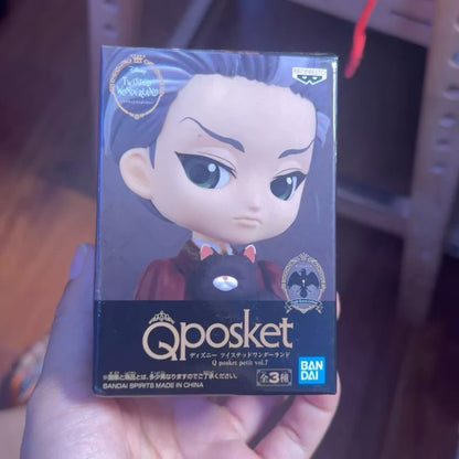 Genuine Bandai Q posket Series Disney Twisted Leona Jack Ruggie Wonderland Azul Ashengrotto Colecionáveis Brinquedos de Modelo Presente