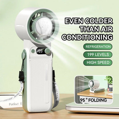 Handheld Turbo Fan, 199 Speed Settings, USB Cooling, Long Battery Life, Quiet And Portable For Outdoor