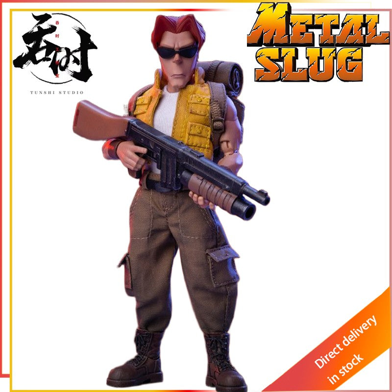 TUNSHI STUDIO Original Metal Slug Series Boneca de Pano de 6 polegadas Leona Clara Ralph Action Figura de Mobilidade Articulada Modelo de Brinquedos Presentes