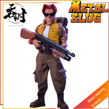 TUNSHI STUDIO Original Metal Slug Series Boneca de Pano de 6 polegadas Leona Clara Ralph Action Figura de Mobilidade Articulada Modelo de Brinquedos Presentes