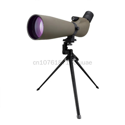 25-75x100 Bird Watching Telescope, Ultra Large Aperture High-definition Variable Magnification Monocular Telescope With Tripod