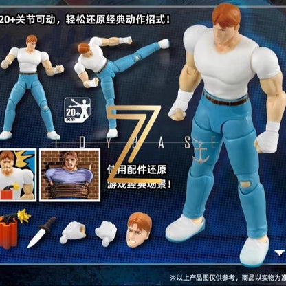 Pronta Entrega 52toys Capcom Final Fight Boneco de Ação 3.75 Polegadas Brinquedo Modelo Soldado Legal para Amantes de Jogos Decoração Menino Presente Surpresa