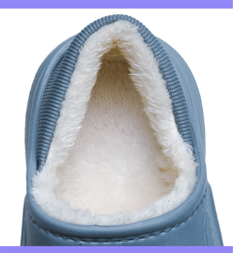 Winter Warm Sandals Women&Men Shoes Indoor Outdoor Slides Cotton Pantoffels Casual Clogs Fur Easy On Off House Floor Slippers