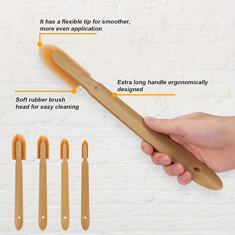 Conjunto de 4 Ferramentas de Calafetagem de Silicone, Ferramentas de Acabamento de Vedação com Ponta Flexível, Alça Ergonômica, Não Precisa de Eletricidade ou Bateria