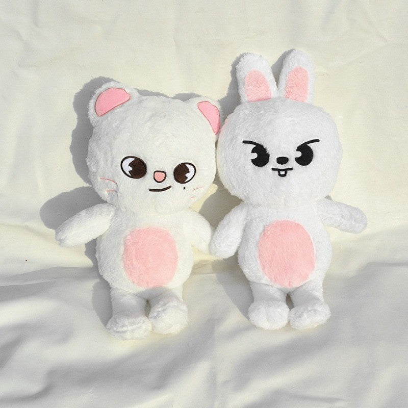 Urso de Pelúcia Skzoo de 60cm, Tamanho Grande, Kpop Stray Kids, Boneca de Pelúcia, Brinquedos de Pelúcia de Desenho Animado Kawaii, Travesseiro de Pelúcia, Presente de Natal Infantil