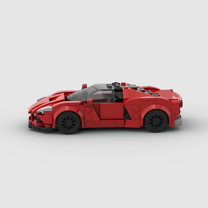 MOC Carro Esportivo de Corrida Veículo Cidade Speed Racer Modelo Técnico Blocos de Construção Tijolos Supercarro F1 Brinquedos Infantis Presentes para Meninos NSX