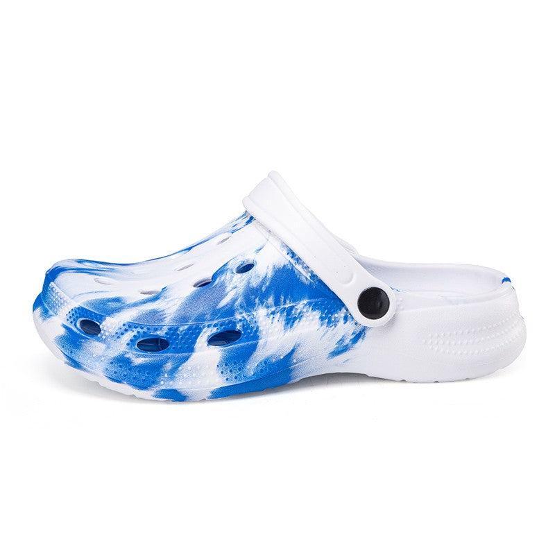 Summer Couple Clog Shoes Fashion Sandals Waterproof Slippers Men Shoes Outdoor Soft Sole Shoes Clogs EVA Beach Home Slipper