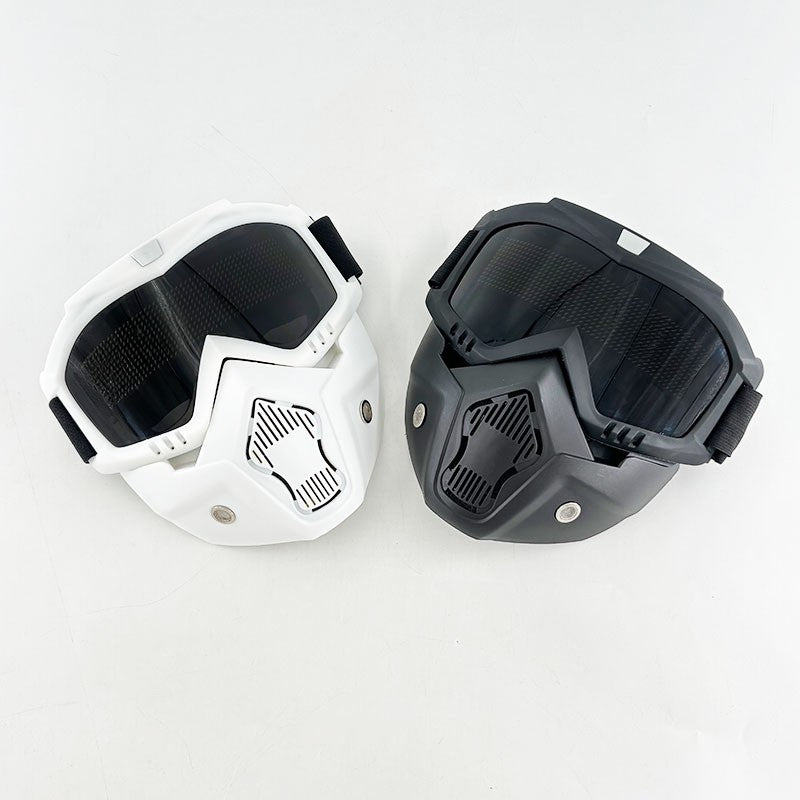 High Quality LED Glowing Mask DIY Patterns Punk Style Full Face Goggles Mask For Adult Bluetooth Button Control Change Mask