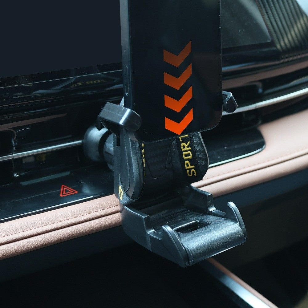Car Air Vent Phone Holder Mount Universal 360° Rotating ABS Dashboard Navigation Bracket for IPhone Samsung Anti-Shake GPS Clip