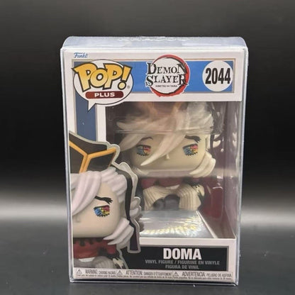 Funko Pop Genuíno Demon Slayer Akaza Kamado Tanjiro Kamado Nezuko Boneco de Ação Modelo 2041 2042 2043 Escultura de Vinil Bonecas de Presente