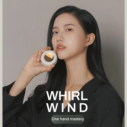 USB Hanging Neck Fan Portable Mute Mini Clip Hanging Waist Electric Fan 900mah Leafless Fan 3 Speeds for Outdoor Camping Fishing