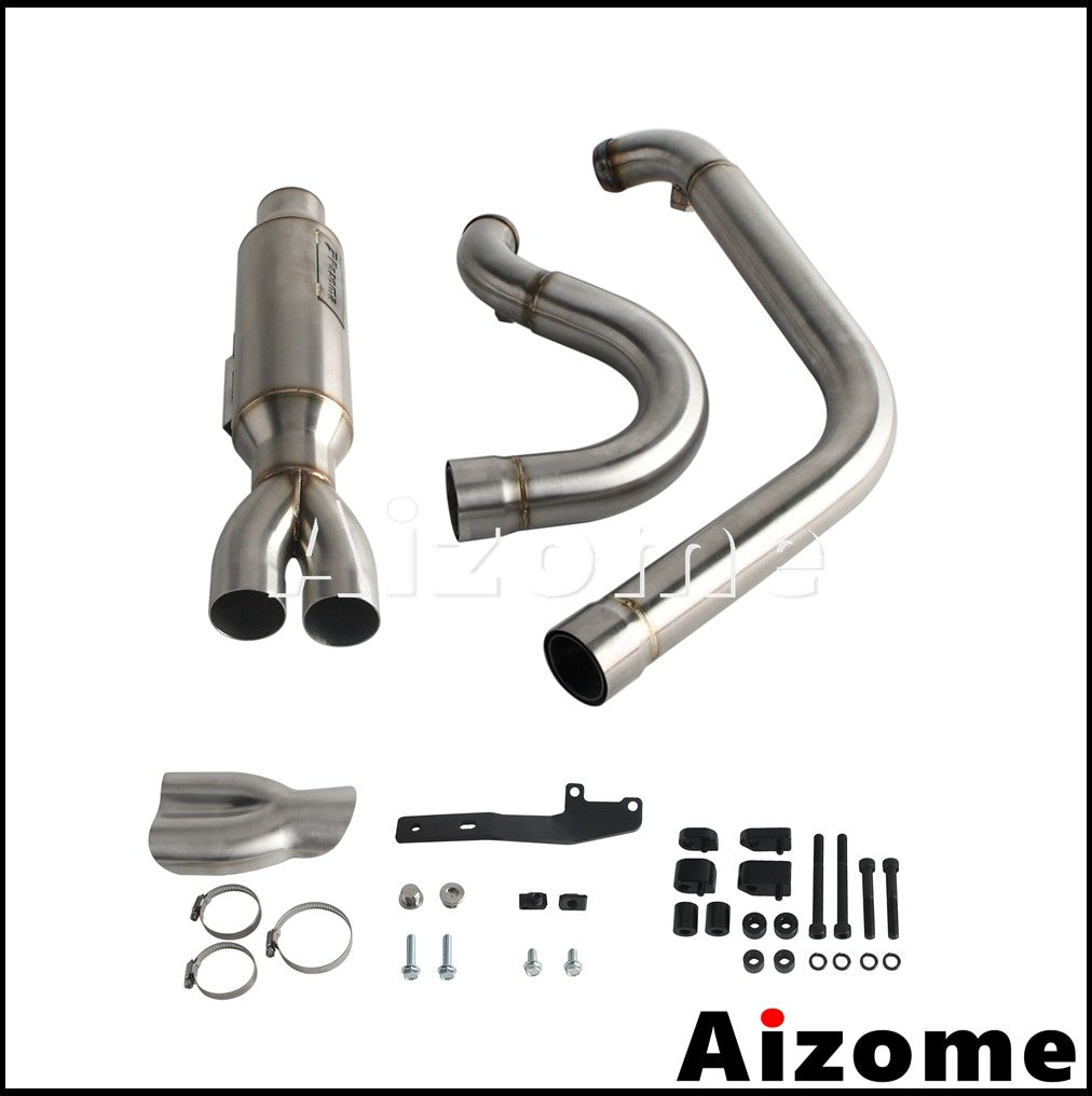 Slip On For Harley Road Glide FLTRU FLTRX FLTRXS FLTRK FLTRXST FLTRXP FLTRXSTSE 17+ Motorcycle Exhaust Modified Muffler Escape
