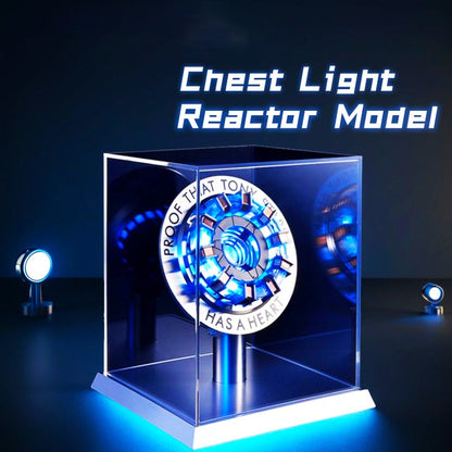 Nova Promoção: Reatores Arc Mk1 e Mk2 do Homem de Ferro Tony Stark's Heart of Mark Armor Bonecos dos Vingadores com Luzes de LED Brinquedo Lâmpada de Peito 1:1 edc