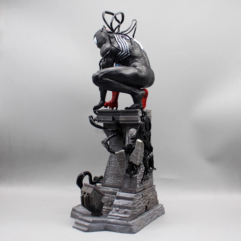 Boneco Homem-Aranha Venom Symbiote Estatuetas Homem-Aranha Boneco Venom Figurine PVC Decoração de Mesa Estátua Modelo Bonecas Brinquedos Presentes de Natal