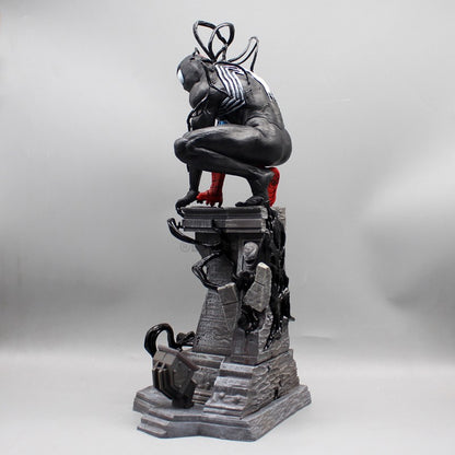 Boneco Homem-Aranha Venom Symbiote Estatuetas Homem-Aranha Boneco Venom Figurine PVC Decoração de Mesa Estátua Modelo Bonecas Brinquedos Presentes de Natal