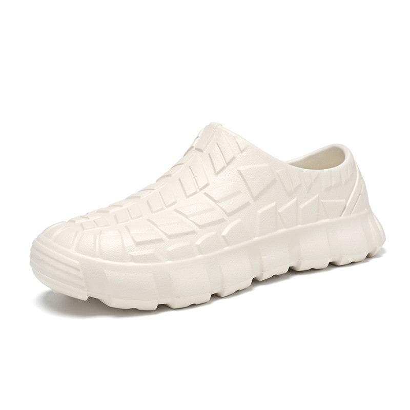 Slip-On Comfortable Ultra-Light Work Shoes, Oil-Proof, Dirt-Resistant, Waterproof, Non-Slip Chef Shoes, Sandals and Slippers