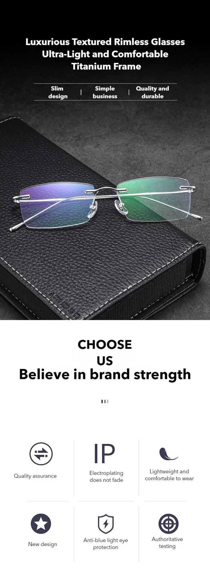 KANSEPT Square Myopia Eyeglasses Photochromic Lenses Man Blue Light Ultra-light Titanium Reading Glasses Men Optical Women Lens