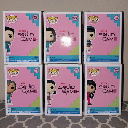 Squid Game Série Boneco Jogador 001 120 Hyun-ju FUNKO POP Oficial Genuíno Colecionável Edição Limitada NOVO Modelo Brinquedo Presente