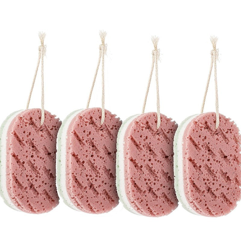 1/4PCS Sponge Bath Ball Shower Rub Whole Body Exfoliation Massage Brush Scrubber Body Brush Sponge Brush Bathroom Accessories