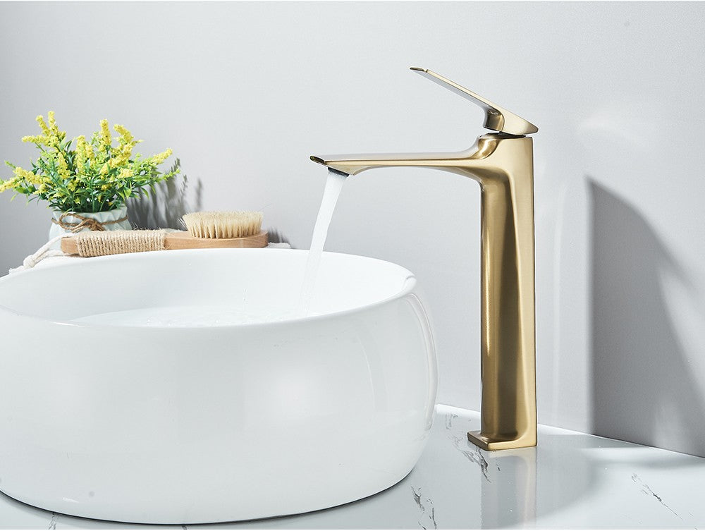 Black Bathroom Faucet Deck Mounted Bathroom Sink Mixer Tap Single Lever Basin Sink Mixer Faucets Chrome/White/Grey/Brushed Gold