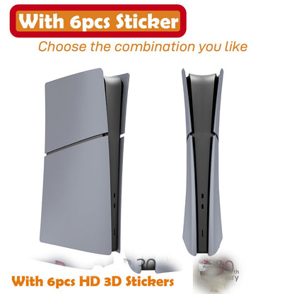 Limited 30th Anniversary for PS5 Pro Faceplate Vinyl Logo Sticker P-5 Fat Console Cover Face Plate Shell Replacement