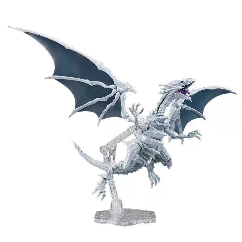 ?New-Hot?Yu-Gi-Oh Arrogant Dragon Blue-Eyes White Dragon  Assembly Model Figure Desktop Decoration Holiday Birthday Gift