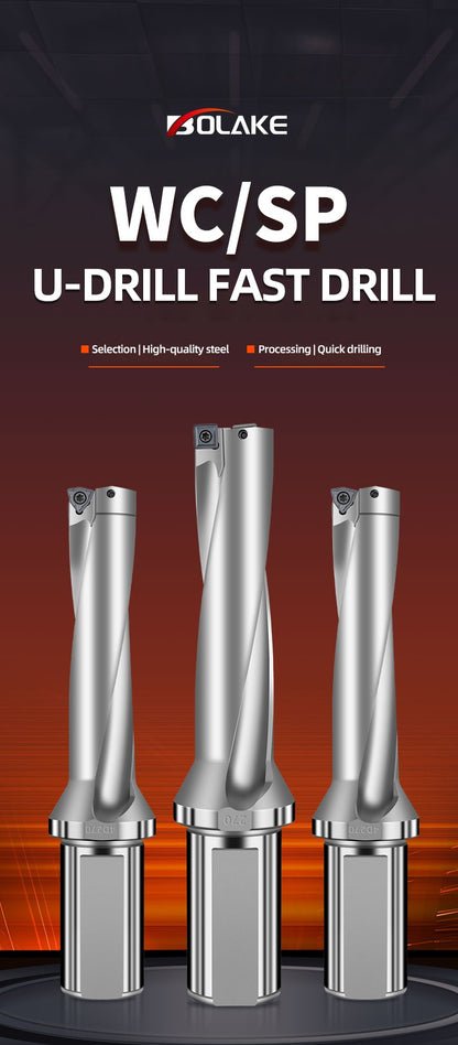 BOLAKE SP Series Brocas de perfuração Brocas de metal 08mm-12mm Profundidade 3D Mandriladoras CNC de torno de metal U indexáveis ​​com água