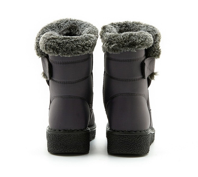 Boots Woman Fashion Winter Boots Women Winter Shoes Women's Snow Boots With Fur Super Warm Footwear Low Heels Middle Botas Mujer