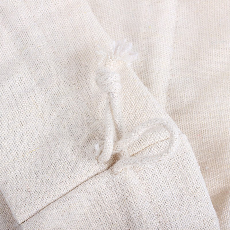 10/20pcs LOGO Personalizado Saco de Algodão com Cordão Anti-Poeira para Armazenamento, Festa, Eid, Páscoa, Embalagem de Presentes de Natal